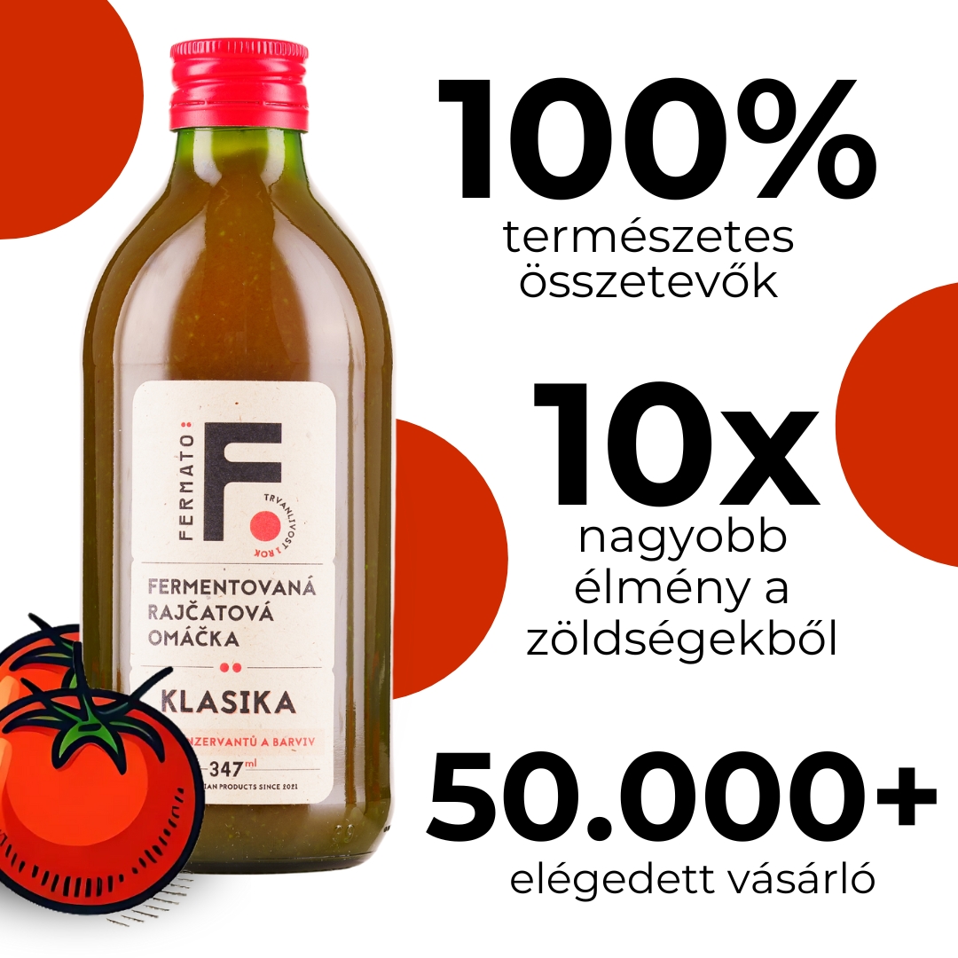 Fermato fermentált klasszikus öntet paradicsommal – 340 ml